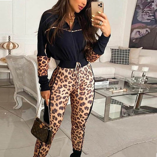 Zenia Leopard Set